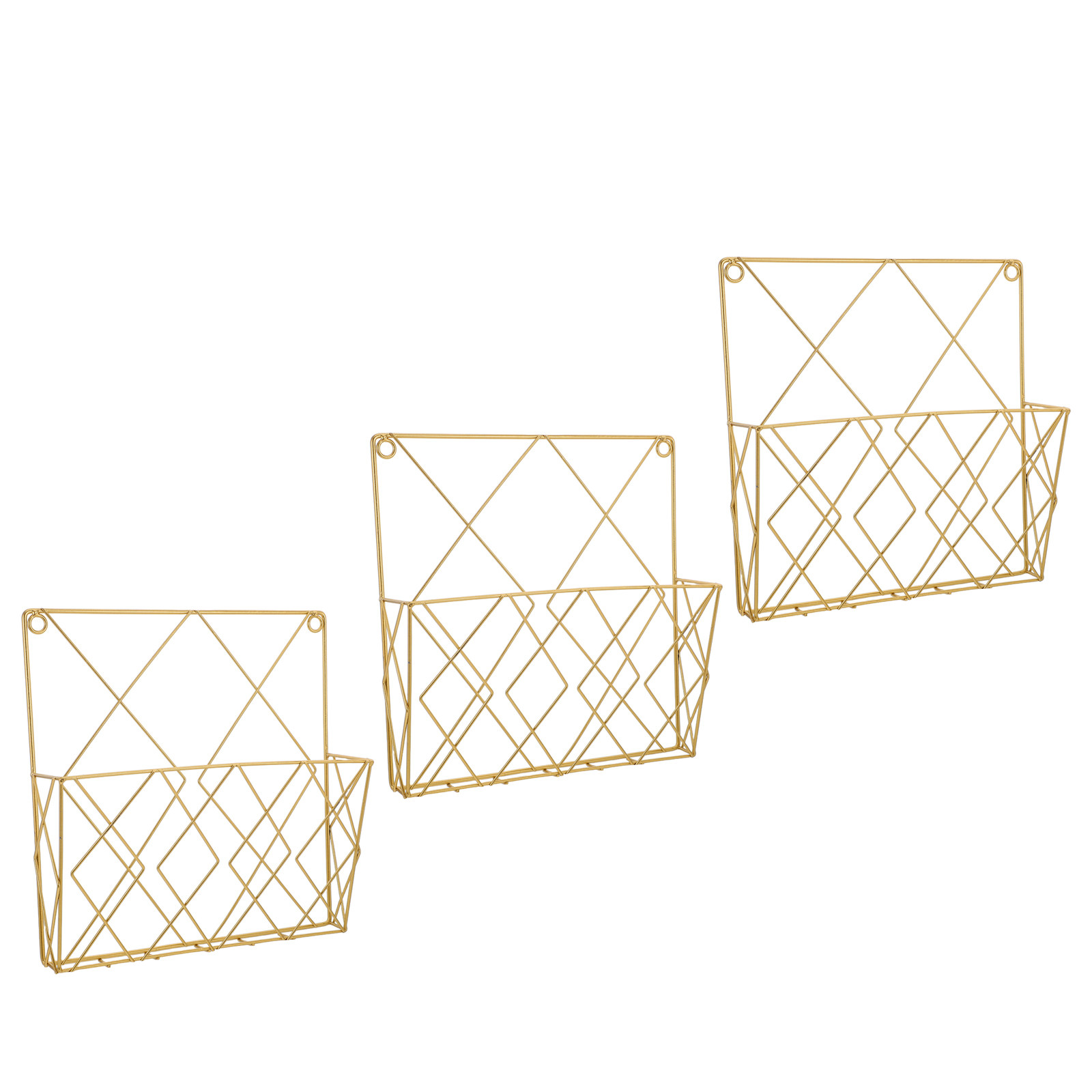 Magazine Holder Rack - 3 шт. настенный органайзер для документов