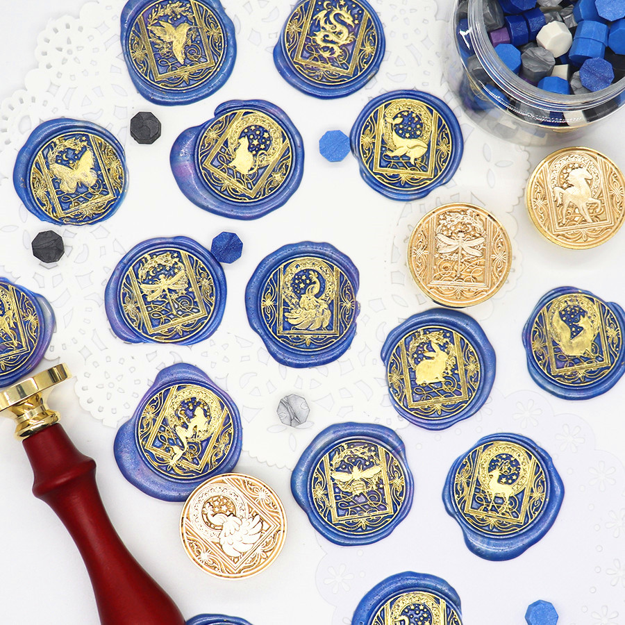 Небо животное сургучная печать – обзор и цена Wax Seal Stamp Set