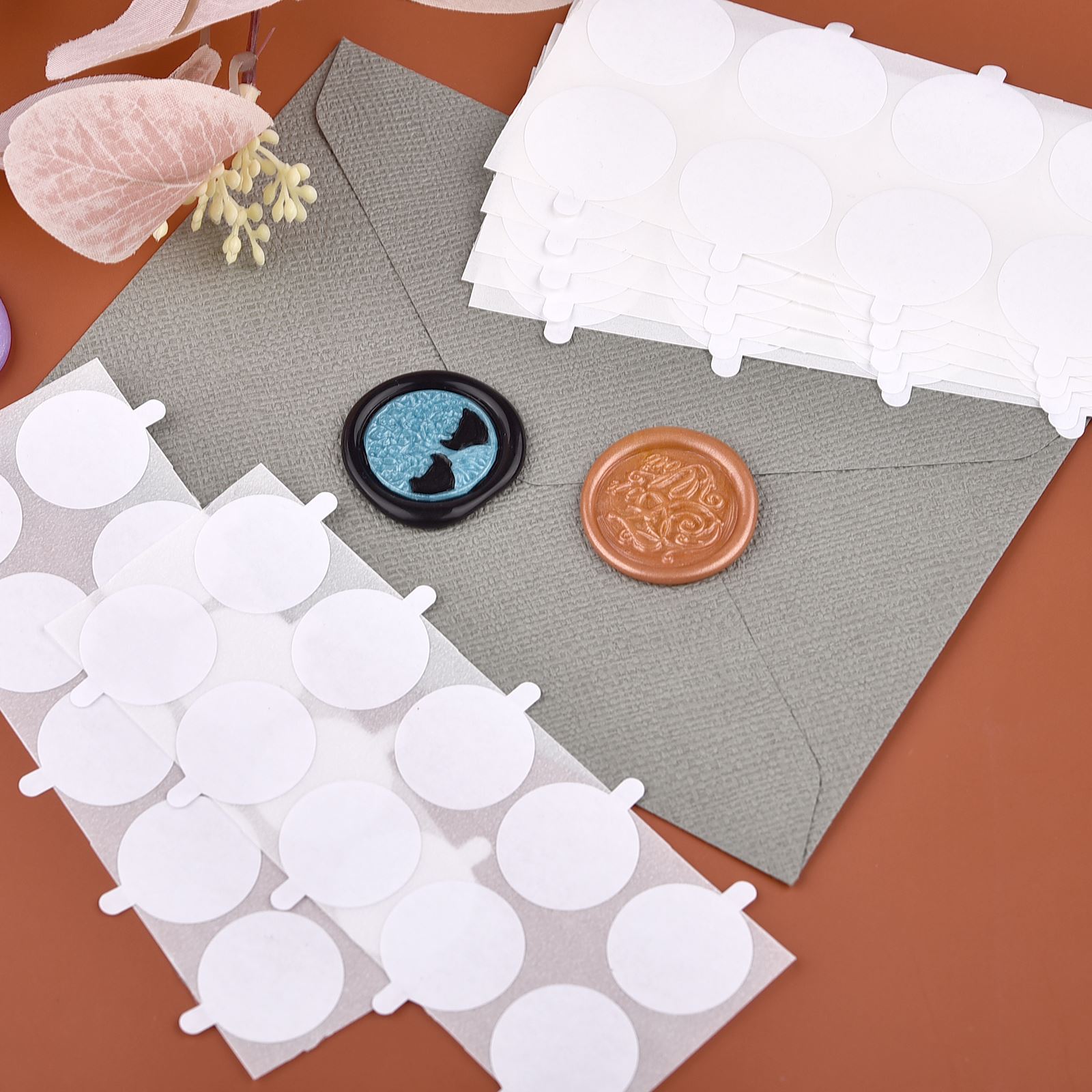 50 шт., двусторонняя клейкая л – обзор и цена Wax Seal Stamp Set